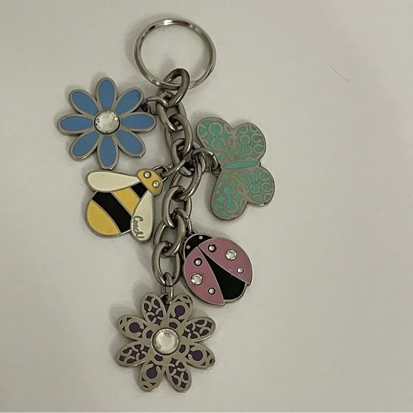 Coach | Bags | Coach Xl Enamel Pave Bumblebee Ladybug Butterfly